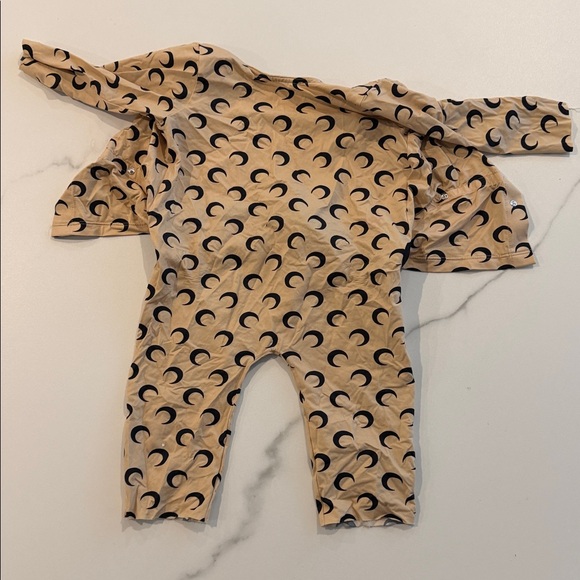 Marine Serre Moon Patterned Tan Kids One Piece - Picture 3 of 6